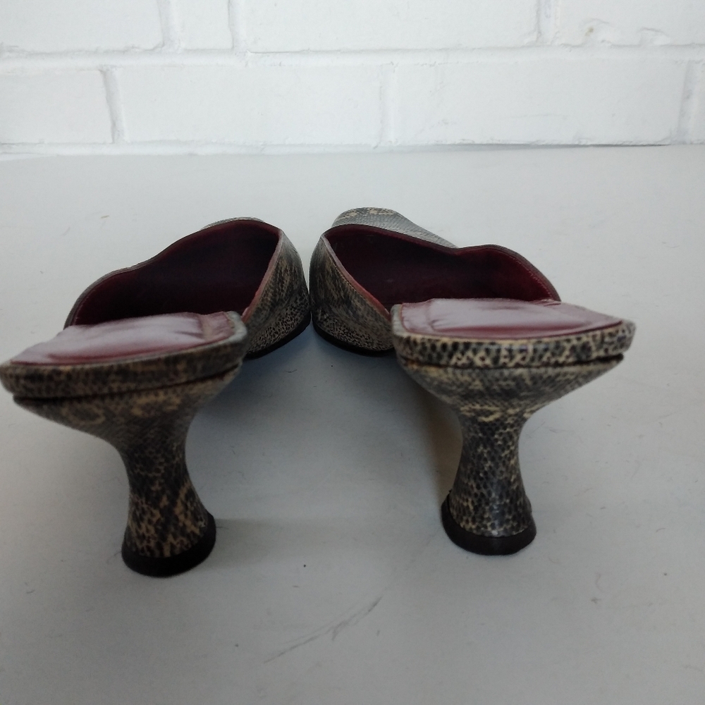 Donald Pliner Snake Design Heels 8.5 - image 4